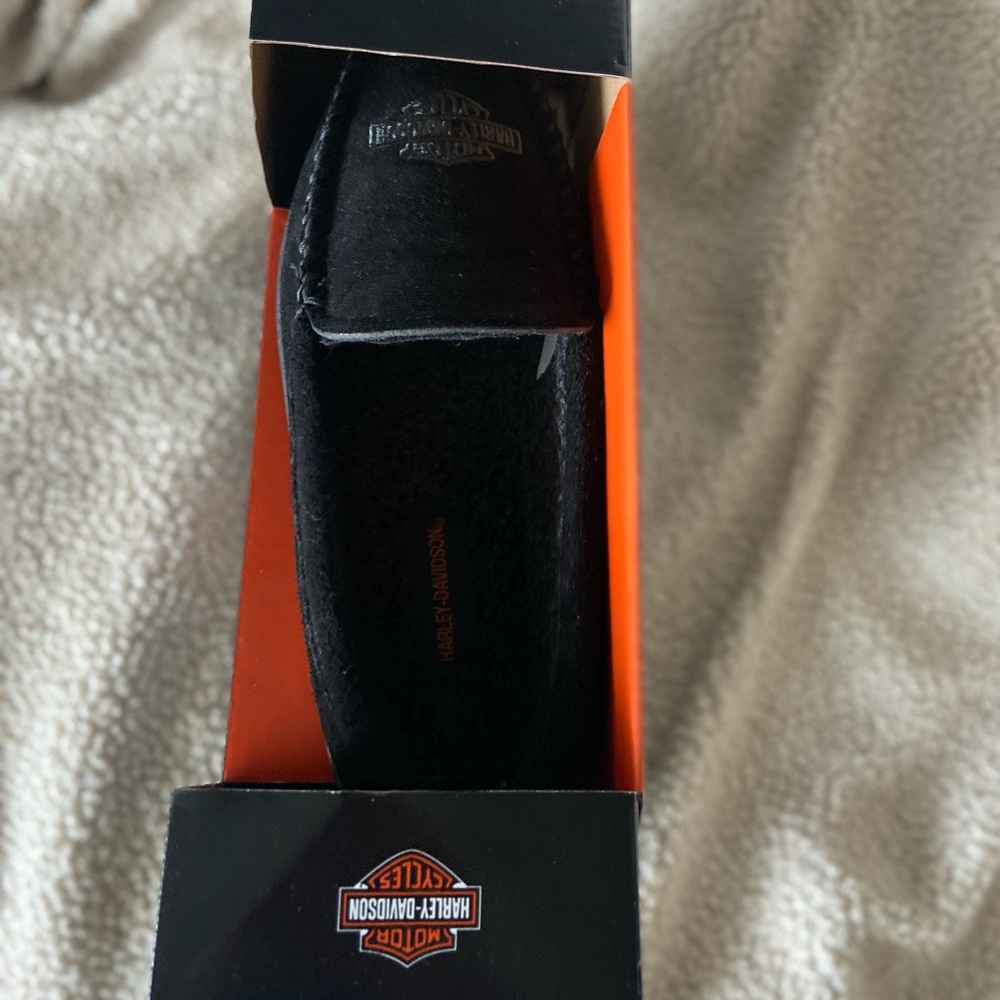 Harley Davidson Black Slippers NWT